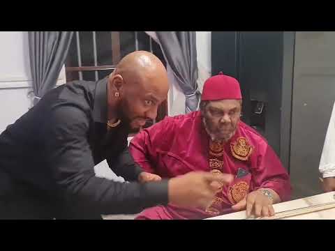 let's enjoy some behind the scene with yul edochie with pete edochie and chief Alex usifo on the set