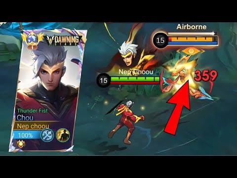 TOP GLOBAL EXP CHOU HOW HE SOLO CARRY IN IMMORTAL RANK FULL ROTATION TRICK GAMEPLAY HERE!!