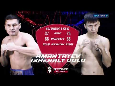 Мұхит Амантаев - Марат Ишеналы уулу | Кәсіпқой бокс