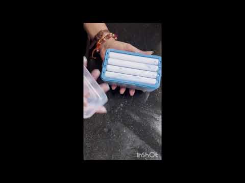 Plastic soap roller dispenser