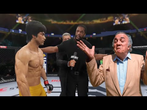 UFC4 Bruce Lee vs. Ferederico Fellini EA Sports UFC 4