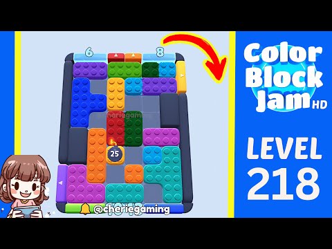 Color Block Jam Level 218 Solution Walkthrough