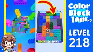 Solusi Level 218 Color Block Jam