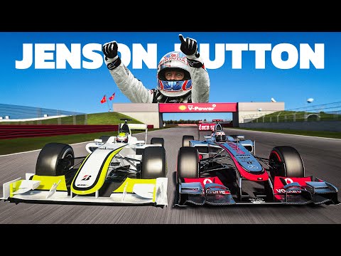 I put ALL of JENSON BUTTON's Racing Cars into a Race!
