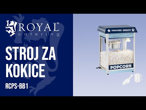 videozapis - Stroj za kokice - plavi