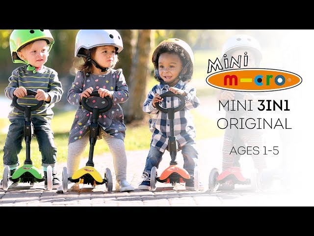 Самокат MICRO серии Mini 3in1 Deluxe" – Синий"