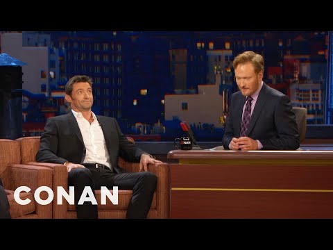 休-傑克曼模仿柯南 - TBS的CONAN (Hugh Jackman Impersonates Conan - CONAN on TBS)