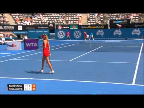 Daniela Hantuchova v Ajla Tomljanovic Highlights, Apia International Sydney 2014