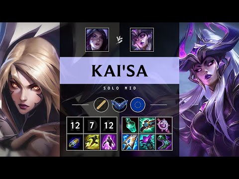 Kai'Sa Mid vs Syndra - EUW Diamond Patch 25.16