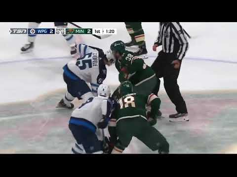 Foligno attempts Superman punch in fight