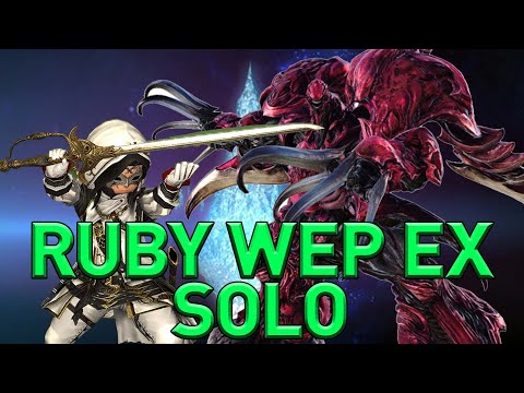 FFXIV Ruby Weapon EXTREME Solo (Cinder Drift EX, 7.05)