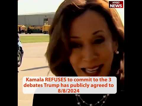 Harris: REFUSES to address stolen valor, may do an interview, REFUSES to commit to 3 Trump debates