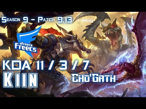 AFs Kiin CHO'GATH vs CAMILLE Top - Patch 9.13 KR Ranked
