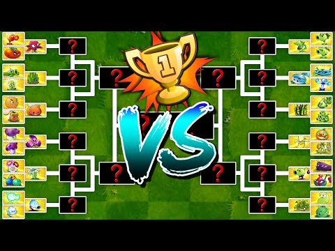 PvZ 2 BIG Tournament  - Who Will Win? - Plant vs Plant Challenge