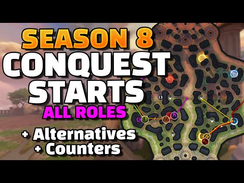 SMITE Season 8 Conquest Guide: Where To Start The Match For Each Role & Alternative Starts