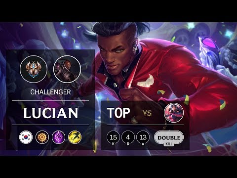 Lucian Top vs Irelia - KR Challenger Patch 9.23