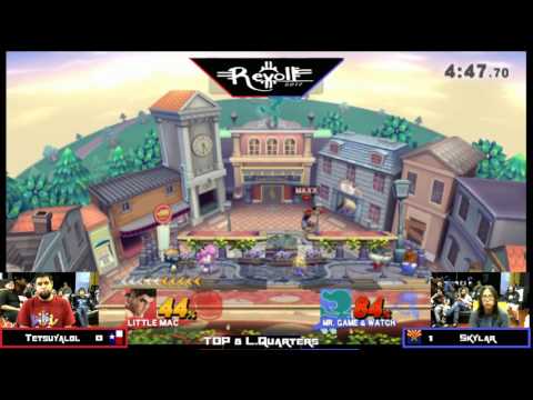 SSB4 Singles Top 8 Revolt 2017 @ GGG L.Quarters Tetsuyalol (Mac) Vs. Skylar (G&W)