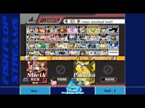 Phoenix Saga 5: Red (Sheik/Falco) vs. Leaf (Pikachu)