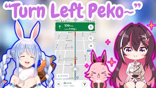 AZKi and Pioneers Imagine Lines for Pekora’s GPS Voice Pack