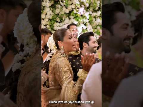 👉 Ayeza Khan Brother Wedding Moments | Bhai Ko Sehra Bandha & 10 Lakh Liye #indian song