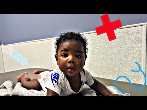 Baby Tru Got His 4 Month Shots Today !