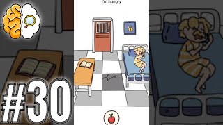 Brain Find Level 30 I'm hungry answer hint - Gameplay Solution Walkthrough
