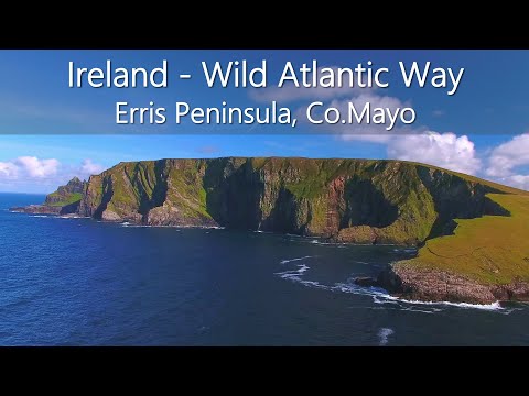 Ireland Wild Atlantic Way - Erris Peninsula, County Mayo - Filmed in 4K 2160p UHD