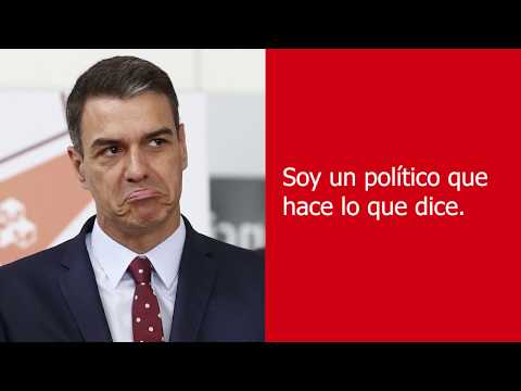 Las frases mentirosas de Pedro Sánchez sobre sus alianzas políticas