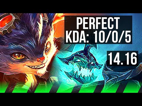 RUMBLE vs HECARIM (JGL) | 10/0/5, Legendary, 500+ games | NA Master | 14.16