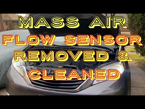 2014 Toyota Sienna mass air flow sensor removal and...