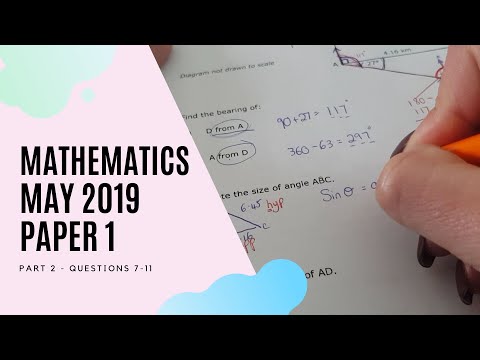May 2019 Maths SEC Paper 1 (Part 2):  O'level Pastpaper Walkthrough - Ms. Ramona Galea