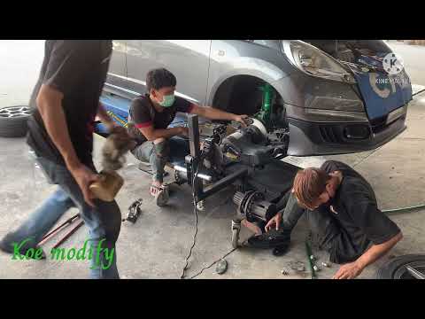 EP.4 เปลี่ยนโช้คtein honda jazzดีกว่ายังไง#โช้ค#ช่วงล่างรถยนต์