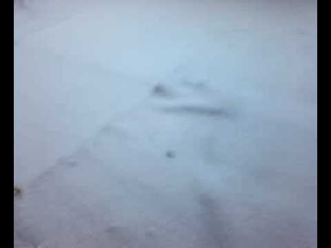 23.11.2008 tuli lunta parvekkeelle