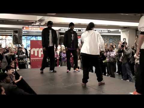 Monsta Pop + Venom VS Greenteck + C-Pop popping dance battle