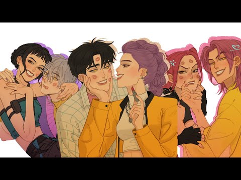Collab😍🥰 | KPOP DEMON HUNTERS COMIC | HUNTRIX & SAJABOYS