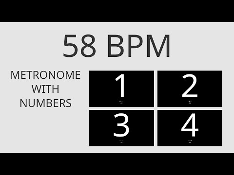 58 BPM Metronome - 4/4