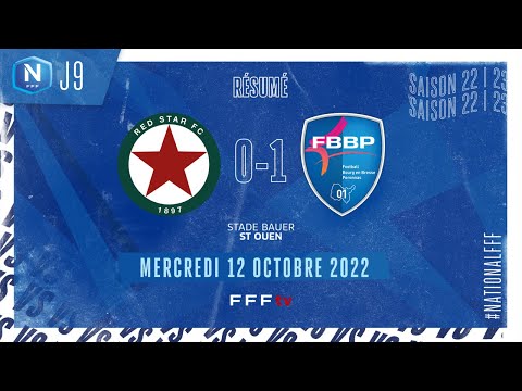 J9 I Red Star FC - Bourg-Péronnas 01 (0-1), le résumé | National FFF 2022-2023