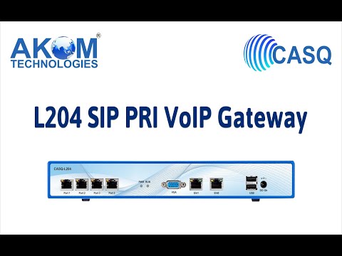 4 Port SIP PRI Gateway
