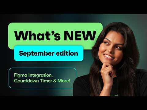Figma Integration & Native Countdown Timer | Omnisend September Updates