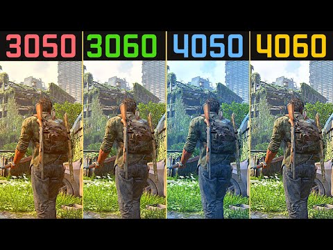 RTX 3050 vs RTX 3060 vs RTX 4050 vs RTX 4060 - The Last of Us Part 1