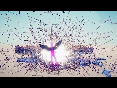 DEFLECT GOD vs 100x EVERY RANGED UNIT - Totally Accurate Battle Simulator TABS