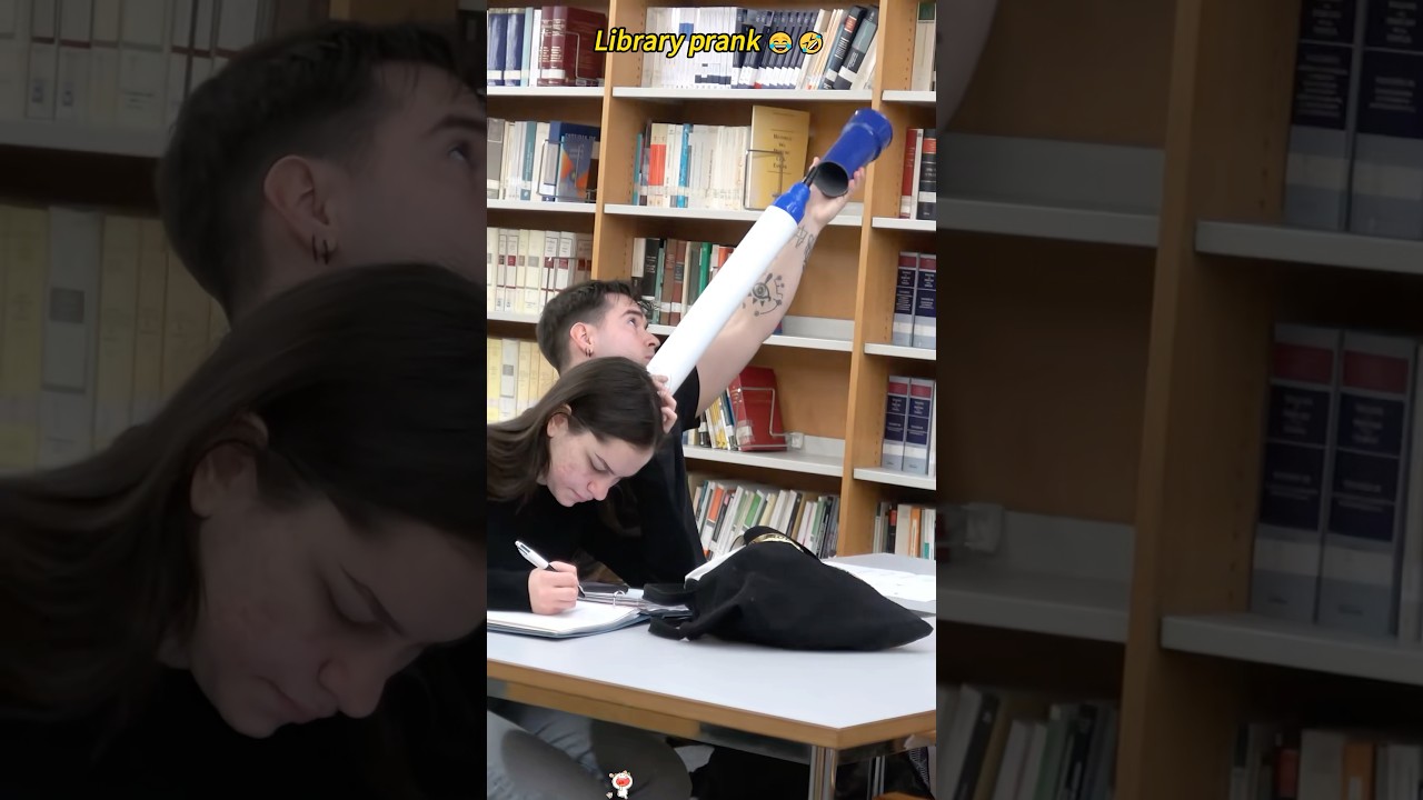 Library prank #funny #prank #library #fypyoutube