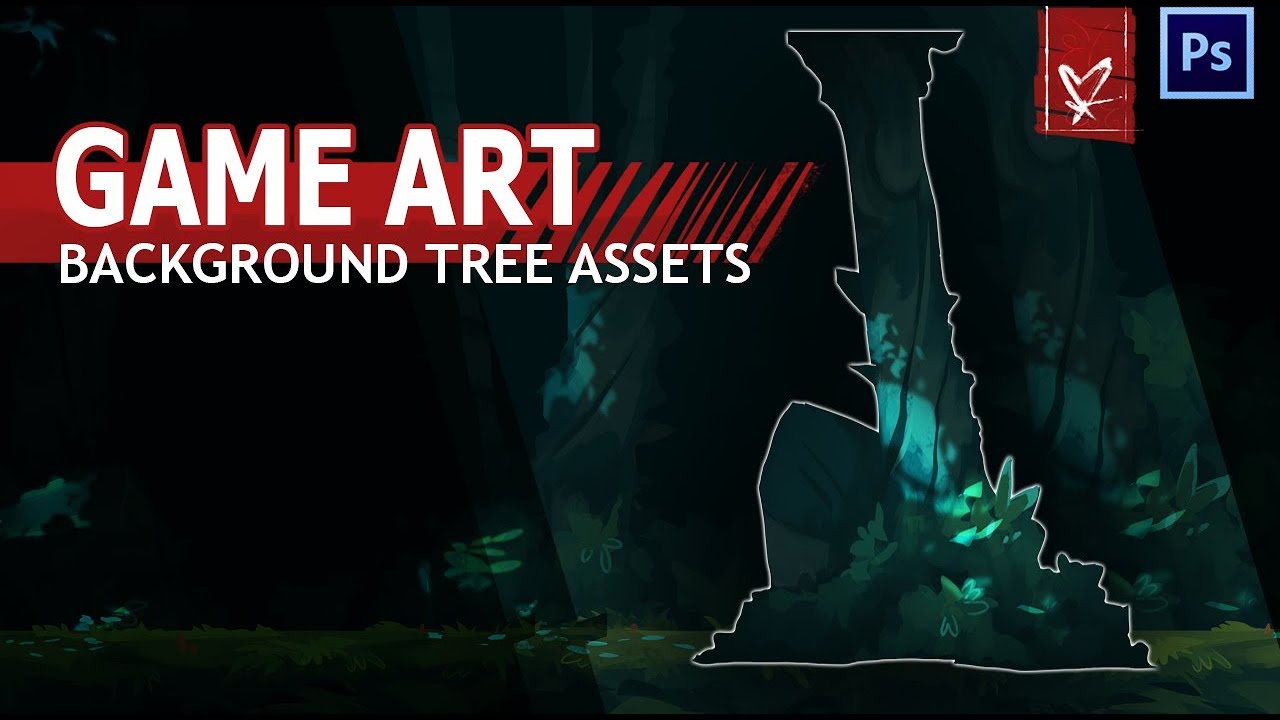 Game Art | Background Tree Assets!