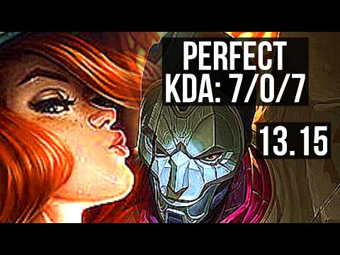 MISS FORTUNE & Annie vs JHIN & Braum (ADC) | 7/0/7, 800+ games, Godlike | KR Master | 13.15