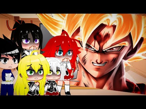 “DXD high school+Vegeta react to rap Kakaroto de goku do mal” + nuevas integrantes+ un pequeño show