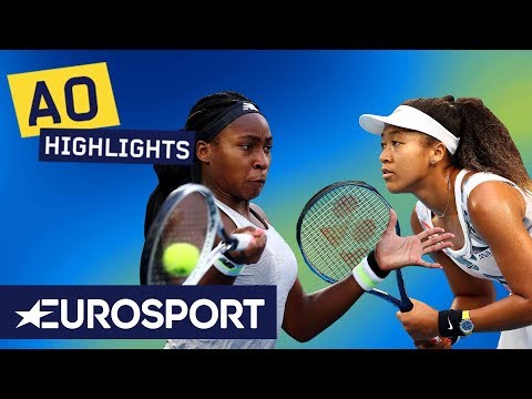 Coco Gauff vs Naomi Osaka Highlights | Australian Open 2020 Round 3 | Eurosport