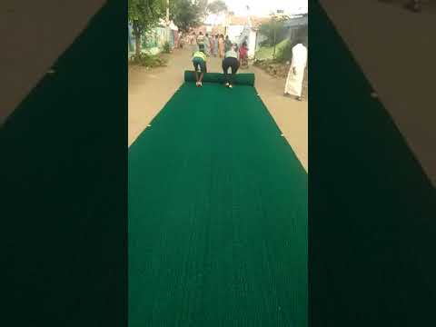 Green Cricket Mat