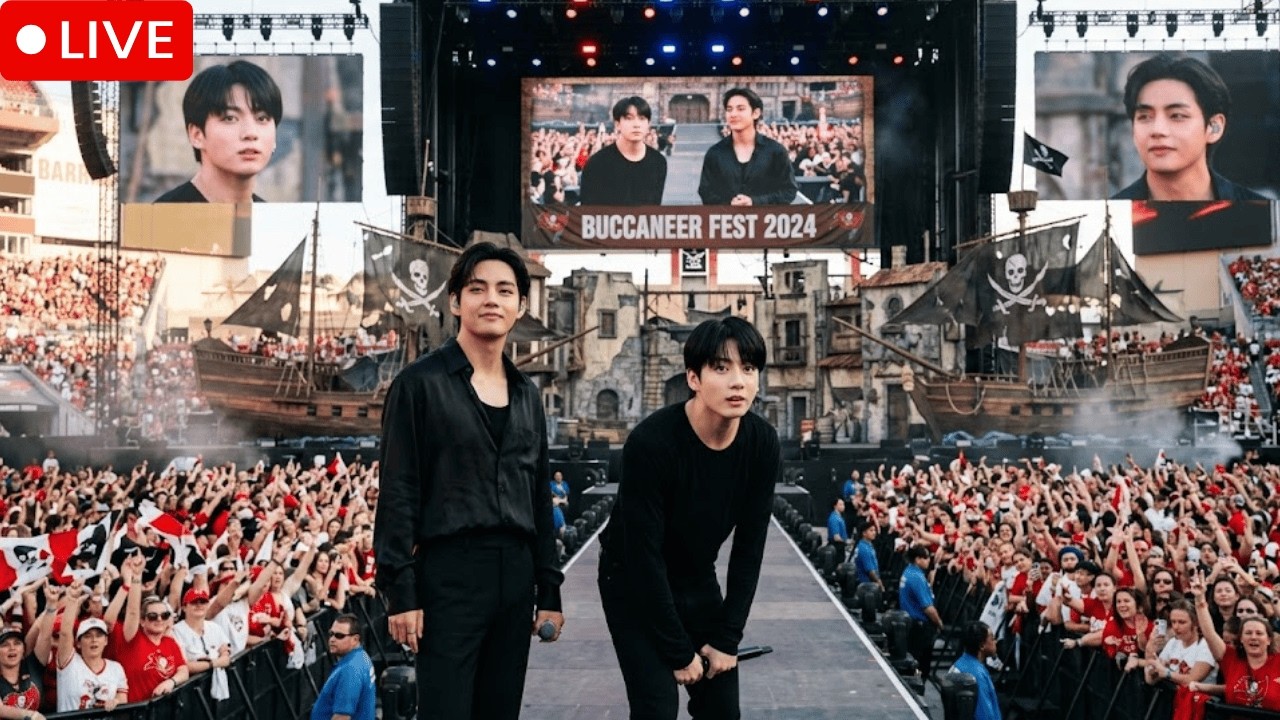 April 25, 2026! Jungkook & Taehyung BTS Soundcheck Day 1 in Tampa — Crowd Goes Absolutely Wild!