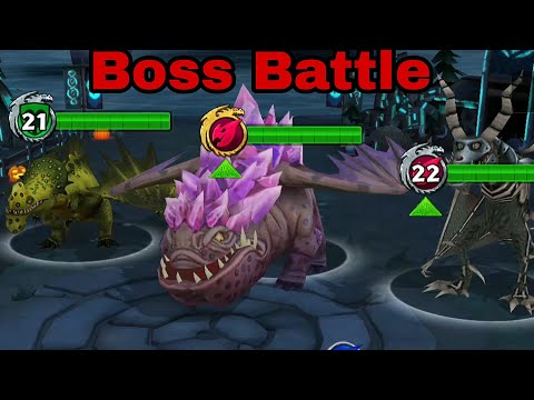The Boss Battle VS Spikeback - INCIDENT:TINY TOOTH TROUBLE - Dragons:Rise of Berk