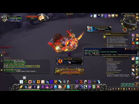 Hoan Victo - Haywire Sunreaver Construct - Champions of Lei Chen - achievment